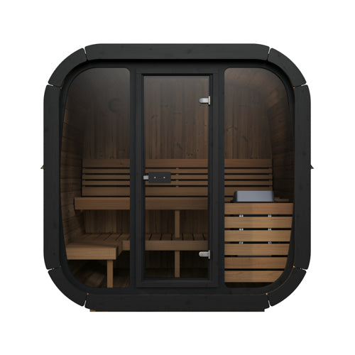 SaunaLife Cube CL5G Luxury 4 Person Outdoor Sauna