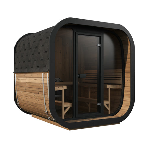 SaunaLife Cube CL7G Luxury 6 Person Outdoor Sauna