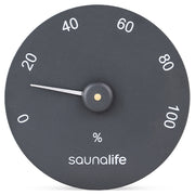 SaunaLife SaunaGear Hygrometer - Precision Sauna Humidity Gauge