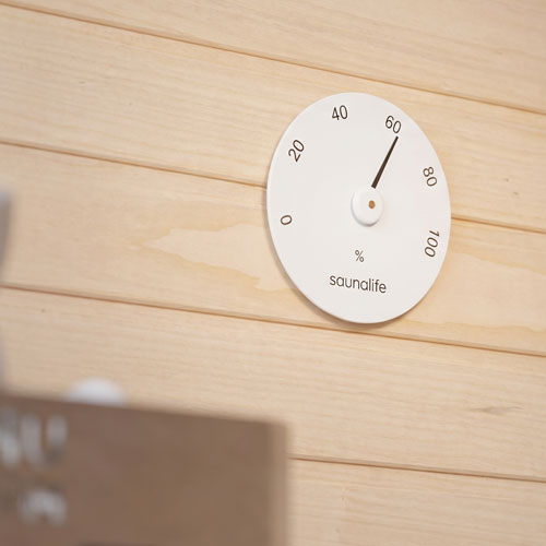 SaunaLife SaunaGear Hygrometer - Precision Sauna Humidity Gauge
