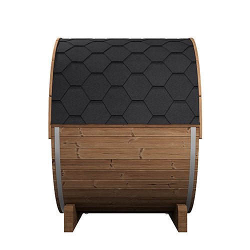 SaunaLife ERGO E6 Outdoor Barrel Sauna Kit | 3 Person Sauna