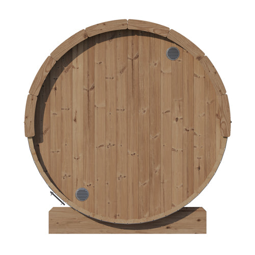 SaunaLife Model E7 Sauna Barrel 6 Person Outdoor Sauna