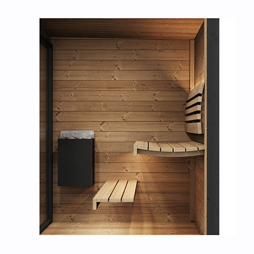 SaunaLife Model GL4 Outdoor Home Sauna Kit