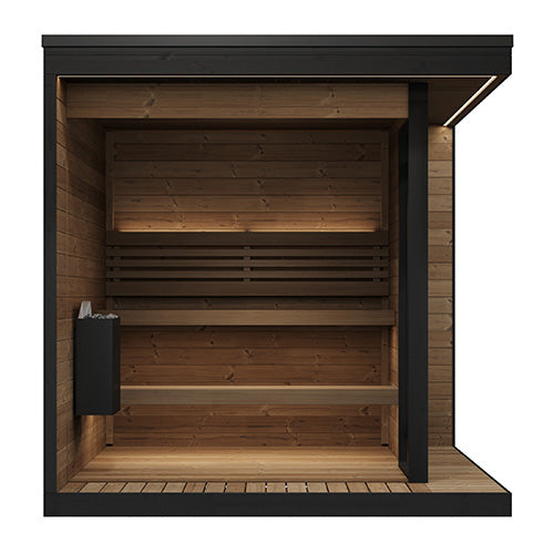 SaunaLife Model GL6 Outdoor Home Sauna Kit