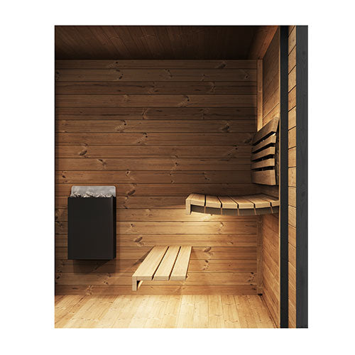 SaunaLife Model GL6 Outdoor Home Sauna Kit
