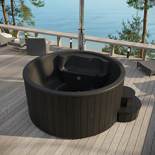 SaunaLife Model S4B Wood-Fired Hot Tub