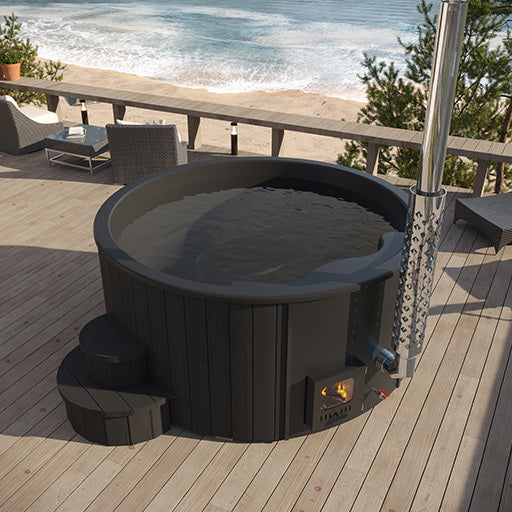 SaunaLife Model S4B Wood-Fired Hot Tub