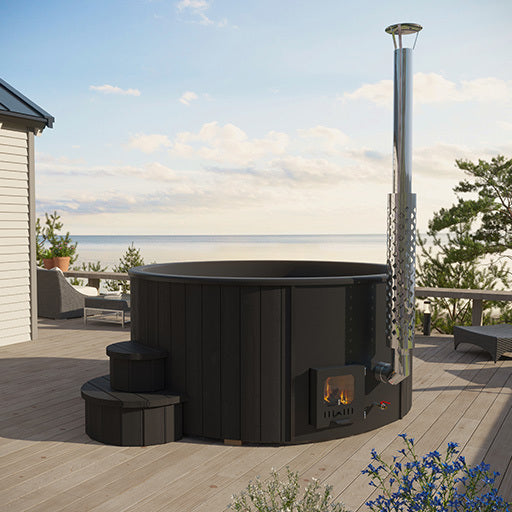 SaunaLife Model S4B Wood-Fired Hot Tub