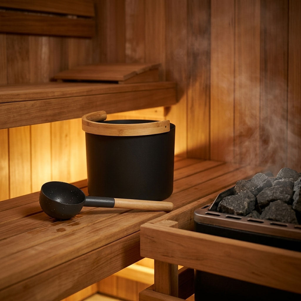 Sauna Buckets and Ladles