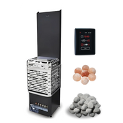 Saunum Air L 15kW 240V Open Basket Electric Sauna Heater Package