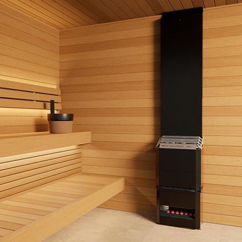 Saunum Air 5kW 240V Closed Basket Electric Sauna Heater Package