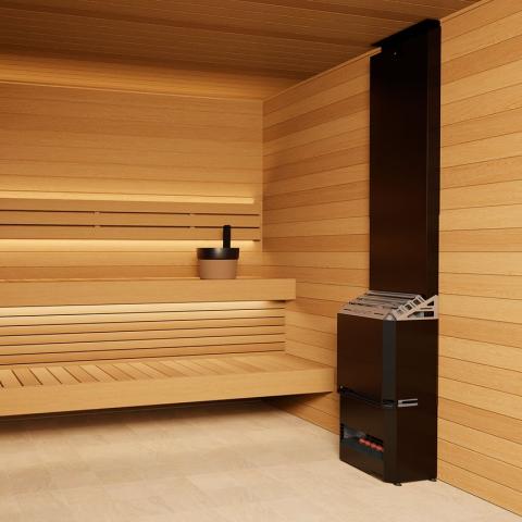 Saunum Air 5kW 240V Closed Basket Electric Sauna Heater Package