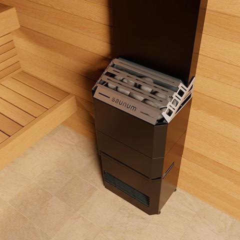 Saunum Air 7kW 240V Closed Basket Electric Sauna Heater Package