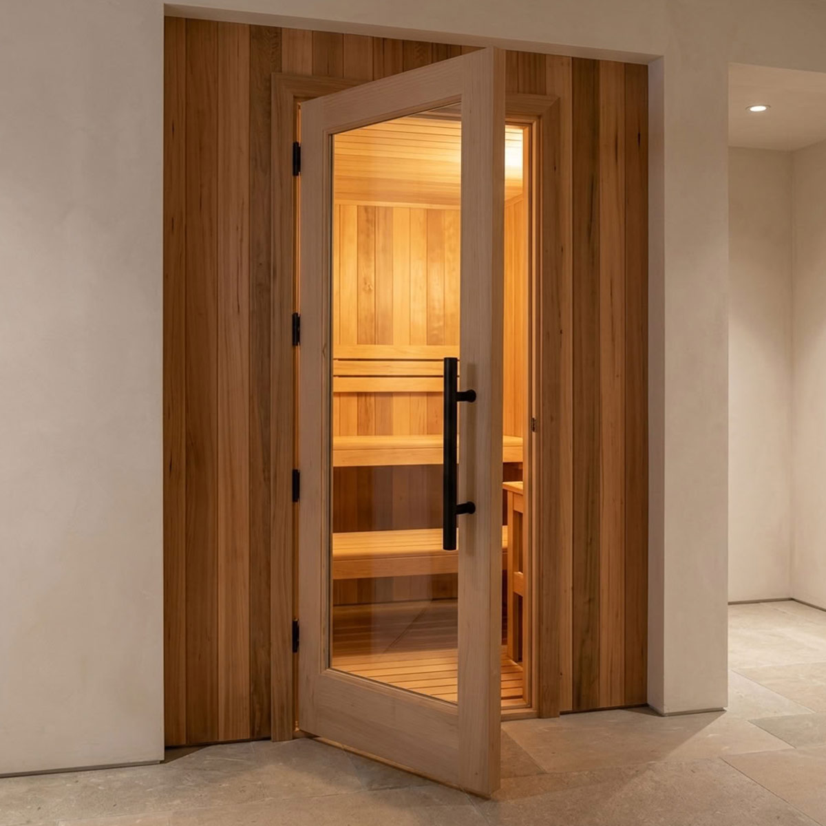 Solid Wood Sauna Doors 