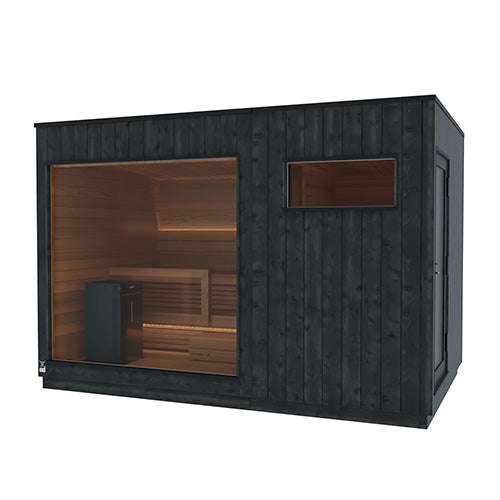 ThermaSol Nordic Misty Small Changing Room 2 Entrances Outdoor Sauna Cabin