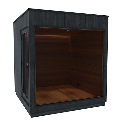 ThermaSol Nordic Misty Lounge 1 Entrance Medium Outdoor Sauna Cabin