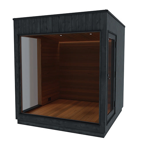 ThermaSol Nordic Misty Lounge 2 Entrances Medium Outdoor Sauna Cabin