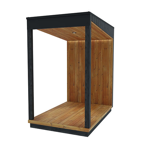 ThermaSol Nordic Misty Terrace Sauna Cabin