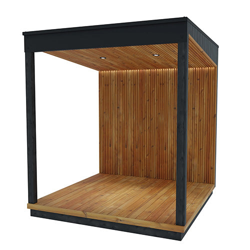 ThermaSol Nordic Misty Terrace Sauna Cabin