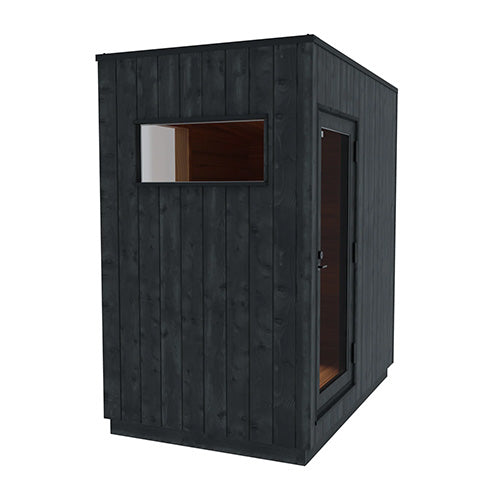 ThermaSol Nordic Misty Small Changing Room 1 Entrance Outdoor Sauna Cabin