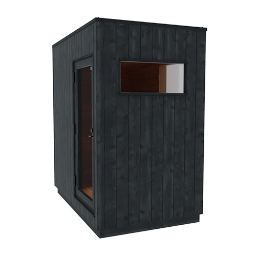 ThermaSol Nordic Misty Small Changing Room 1 Entrance Outdoor Sauna Cabin