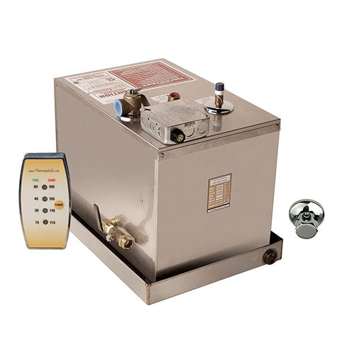 ThermaSol Day Spa 16kW 2-Room Commercial Steam Shower Generator Kit
