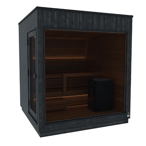 ThermaSol Nordic Misty Medium 2–5 Person Outdoor Sauna Cabin with Electric Heater