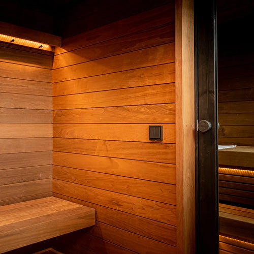 ThermaSol Nordic Misty Small Changing Room 2 Entrances Outdoor Sauna Cabin