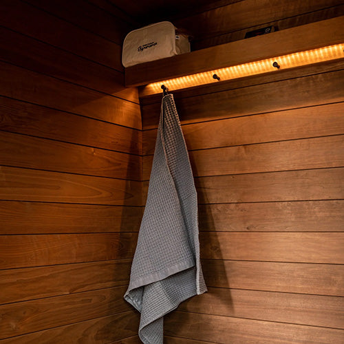 ThermaSol Nordic Misty Small Changing Room 1 Entrance Outdoor Sauna Cabin