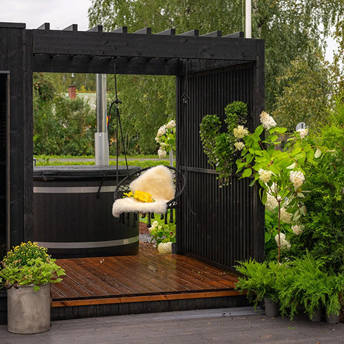 ThermaSol Nordic Misty Pergola for Outdoor Sauna Cabin