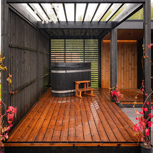 ThermaSol Nordic Misty Pergola for Outdoor Sauna Cabin