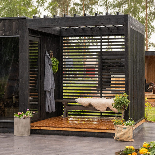 ThermaSol Nordic Misty Pergola for Outdoor Sauna Cabin