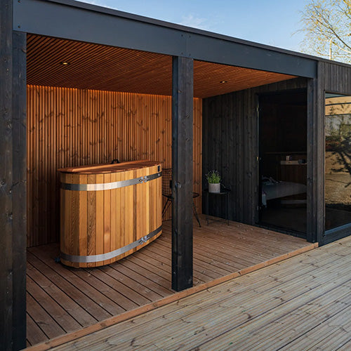 ThermaSol Nordic Misty Terrace Sauna Cabin