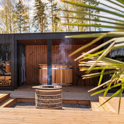 ThermaSol Nordic Misty Terrace Sauna Cabin