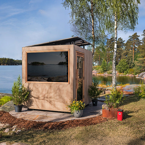 ThermaSol Medium Solaris 2–5 Person Outdoor Sauna Cabin with Electric Heater