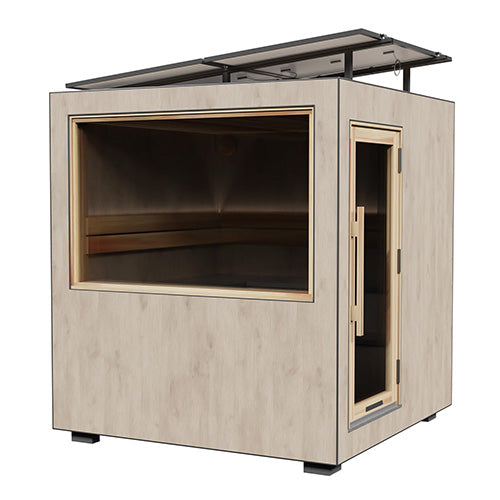 ThermaSol Medium Solaris 2–5 Person Outdoor Sauna Cabin with Electric Heater
