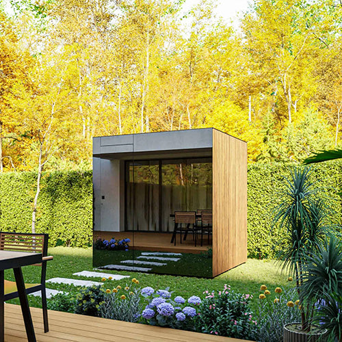 ThermaSol Spectra 4-Person Outdoor Sauna Cabin with Electric Heater