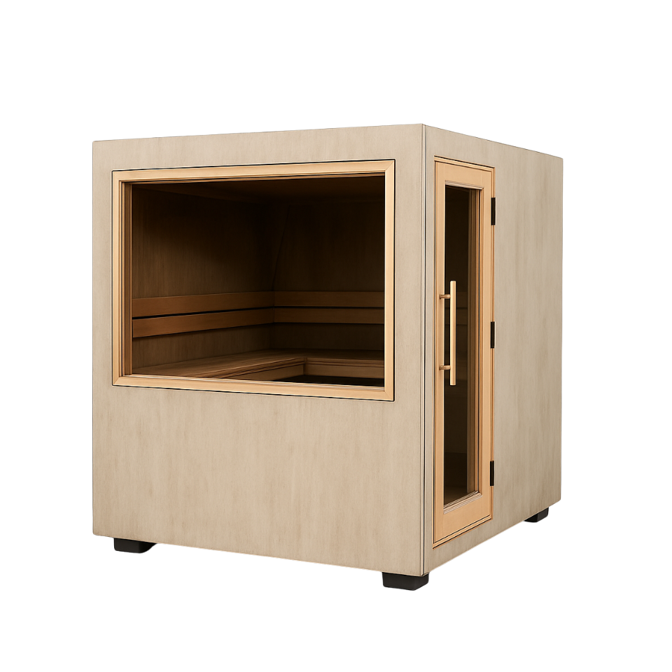 ThermaSol Solaris Sauna Cabin – Solar-Powered Outdoor Sauna