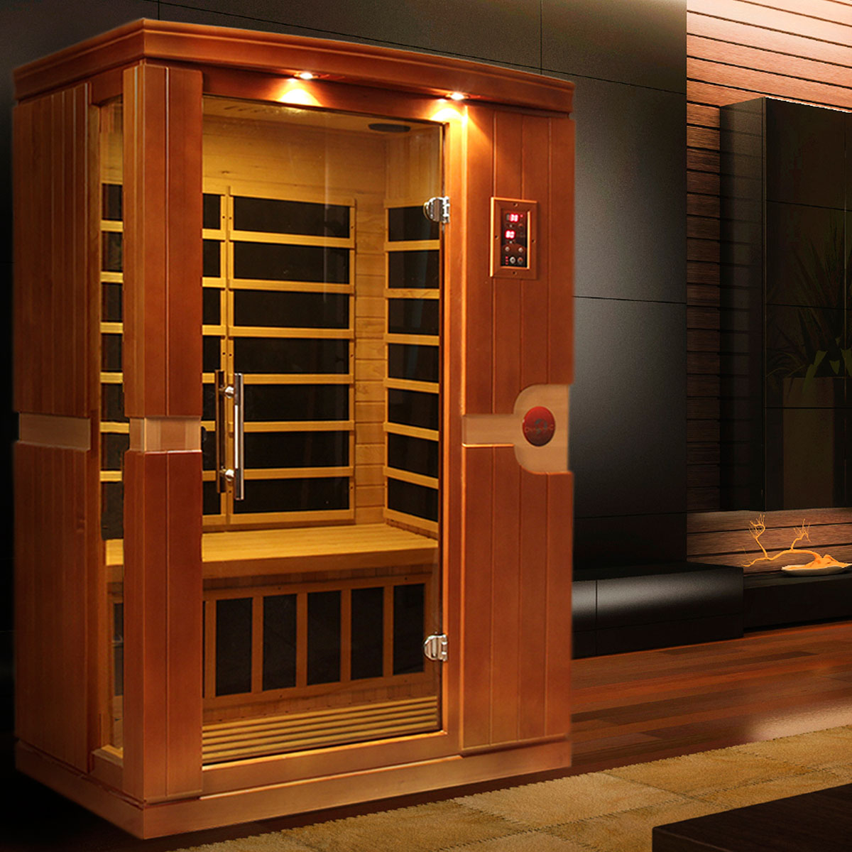 Golden Designs Dynamic Venice Elite 2-person Ultra Low EMF FAR Infrared Sauna