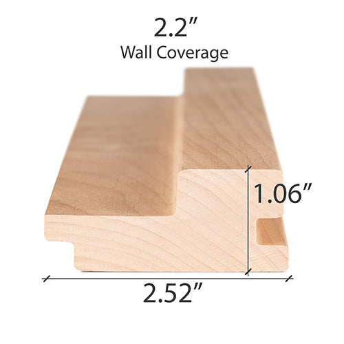 PROSAUNAS Alder Grace™ 2X3 T&G
