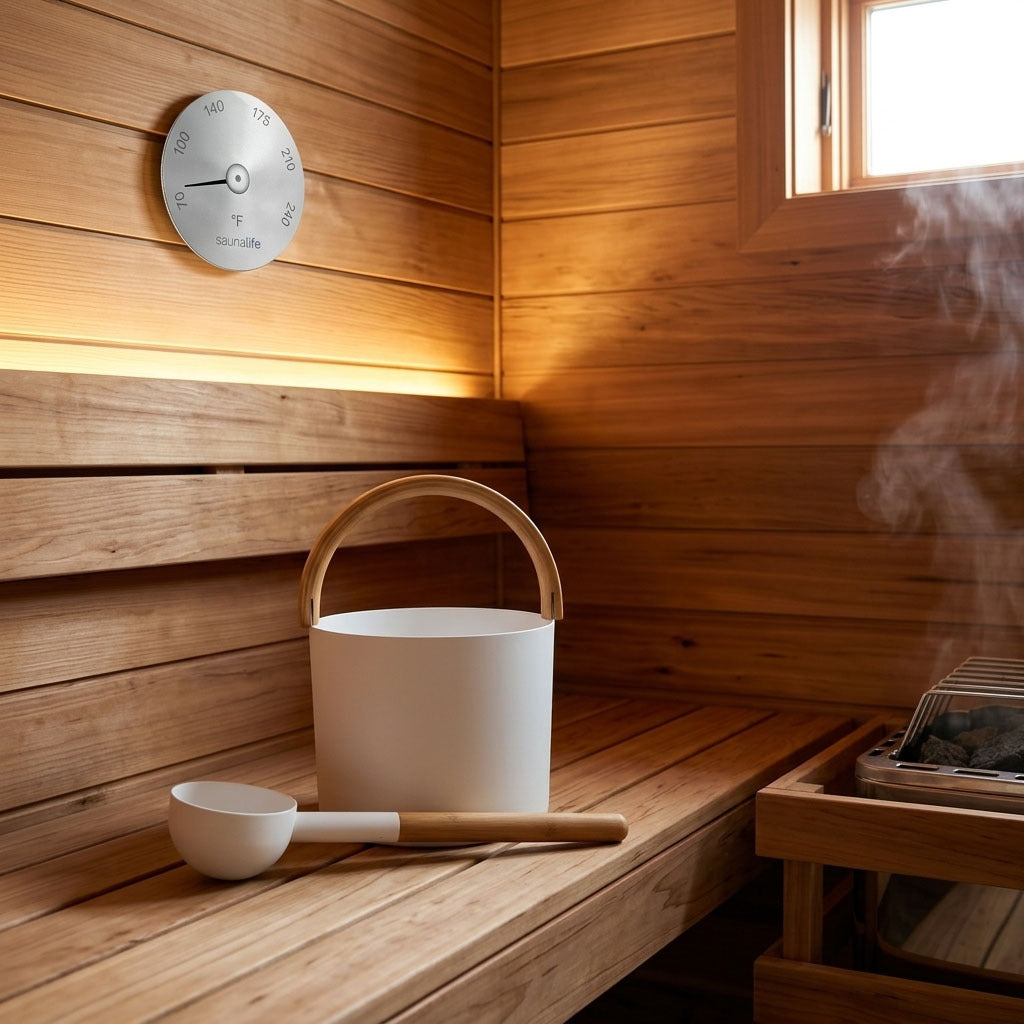 Why Choose SaunaHeaters.com for Sauna Buckets, Ladles, and Thermometers