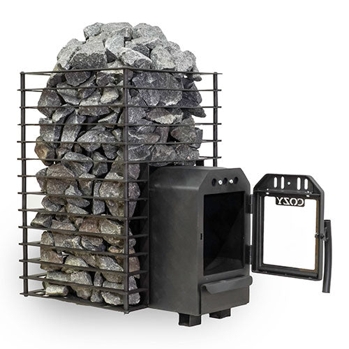 Cozy Heat Quattro Thru-Wall 12 Sauna Stove