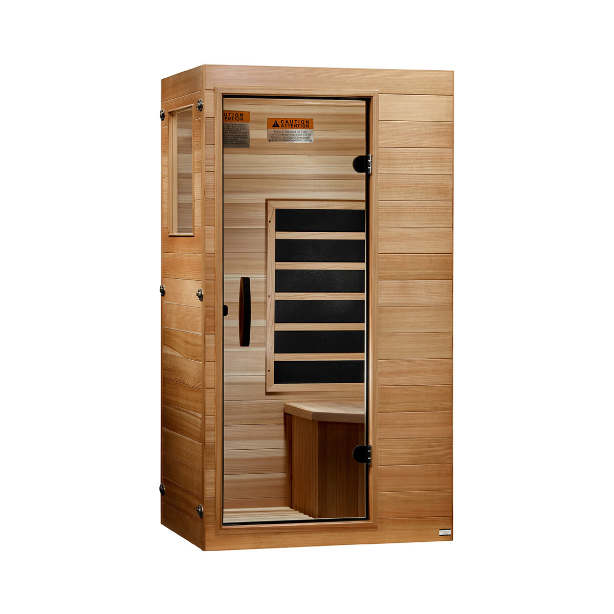 Golden Designs Dynamic Sicily 1 Person Ultra Low EMF FAR Infrared Sauna