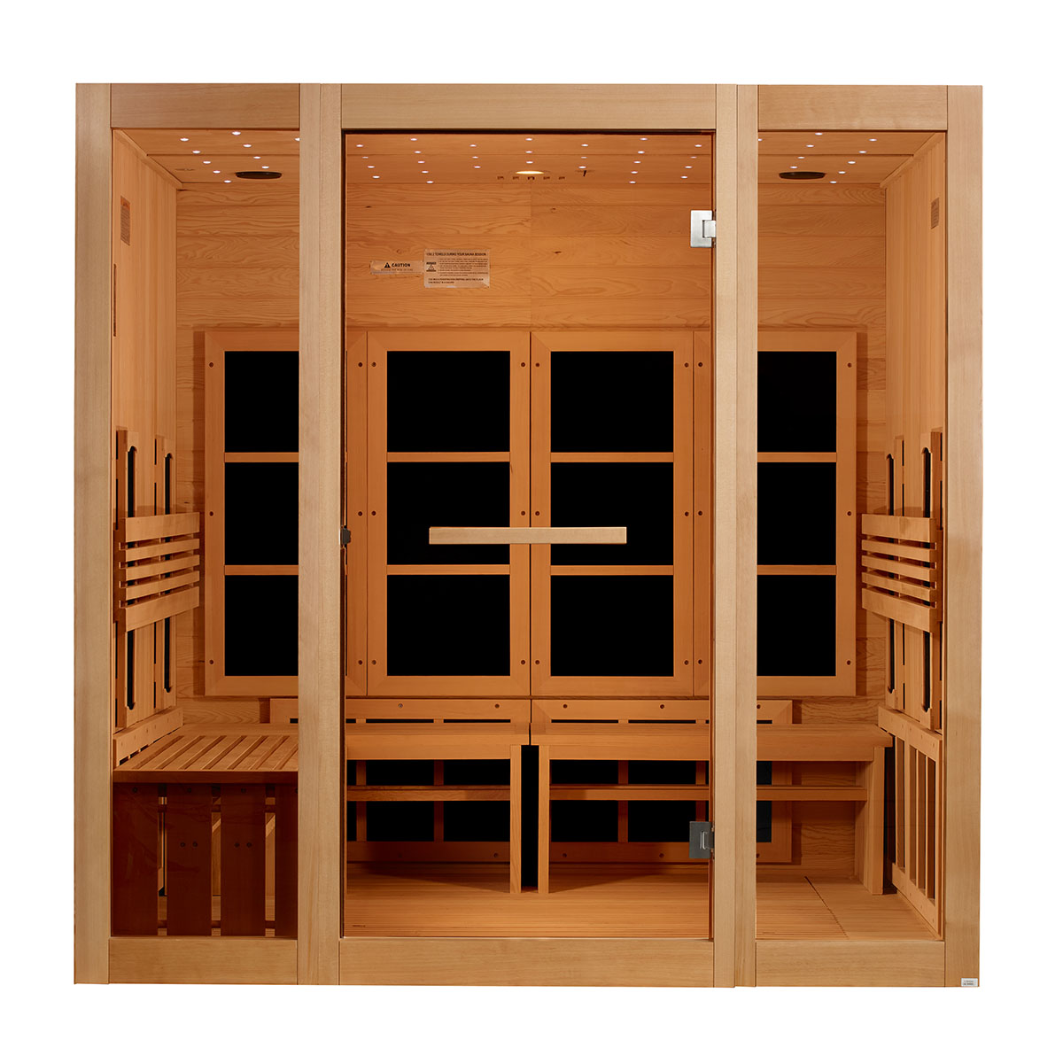 Golden Designs 8 Person Full Spectrum Near Zero EMF FAR Infrared Sauna