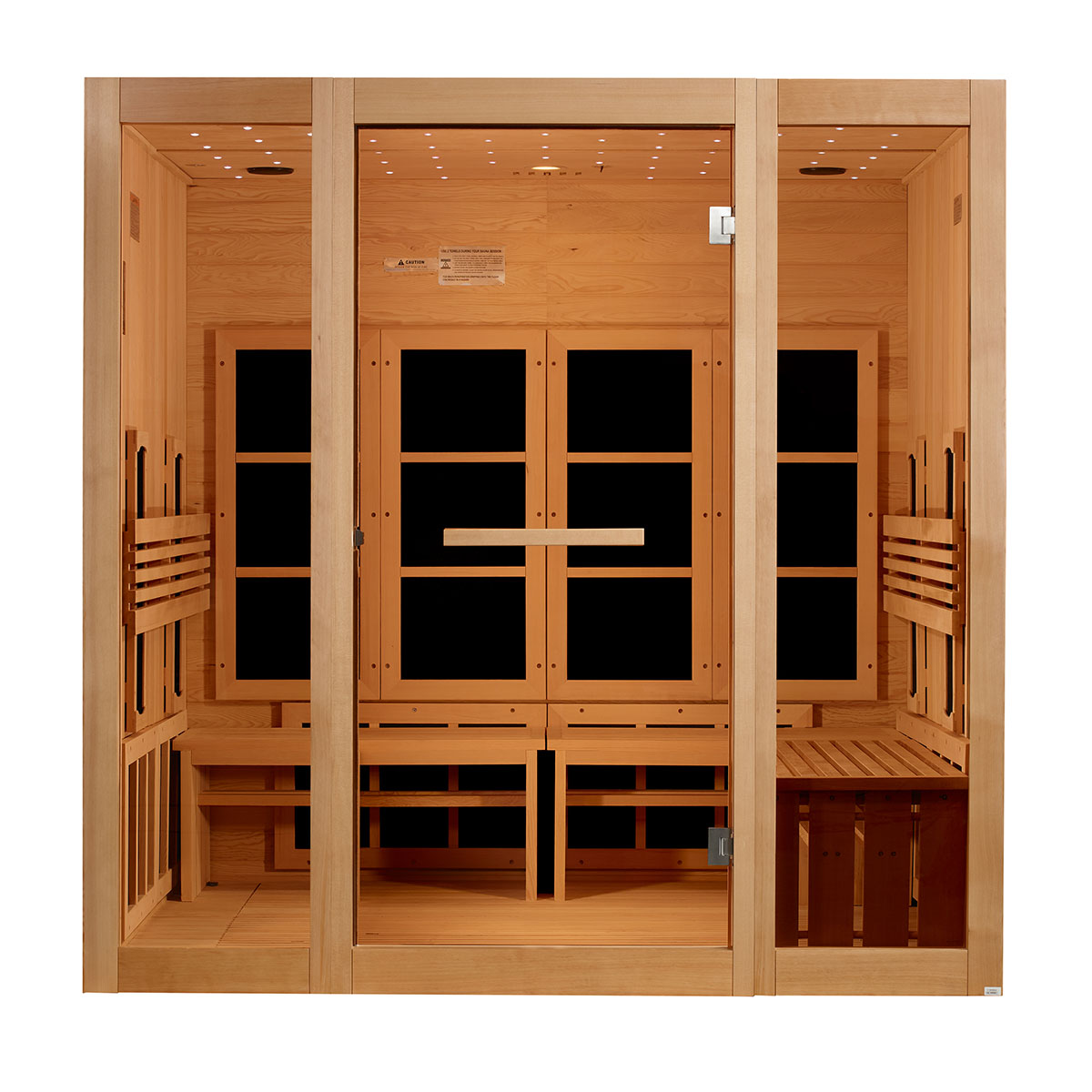 Golden Designs 8 Person Full Spectrum Near Zero EMF FAR Infrared Sauna