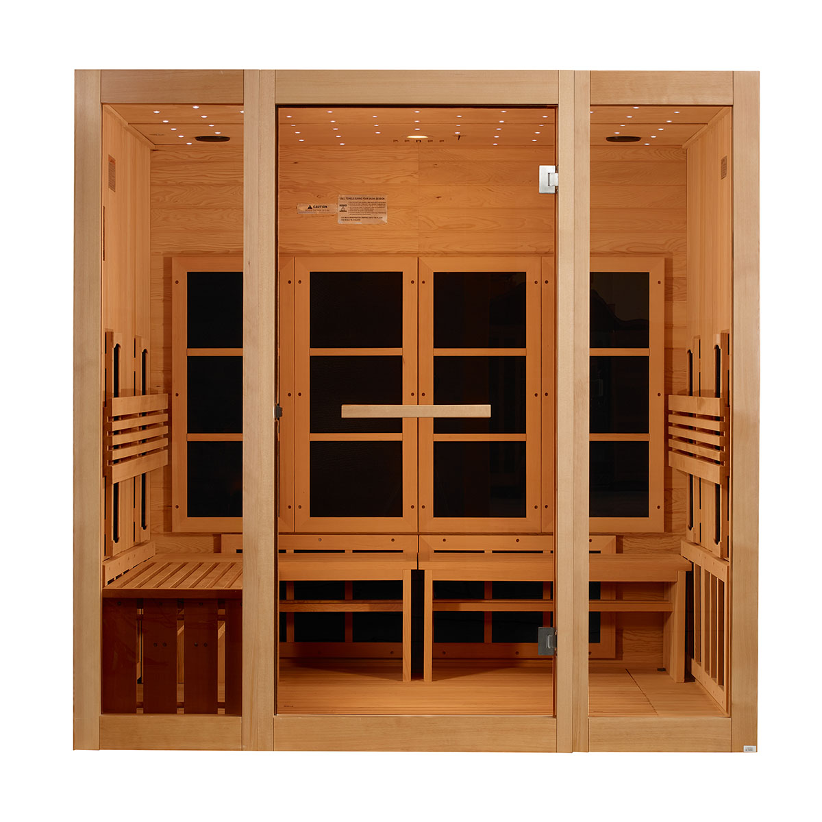 Golden Designs 8 Person Full Spectrum Near Zero EMF FAR Infrared Sauna