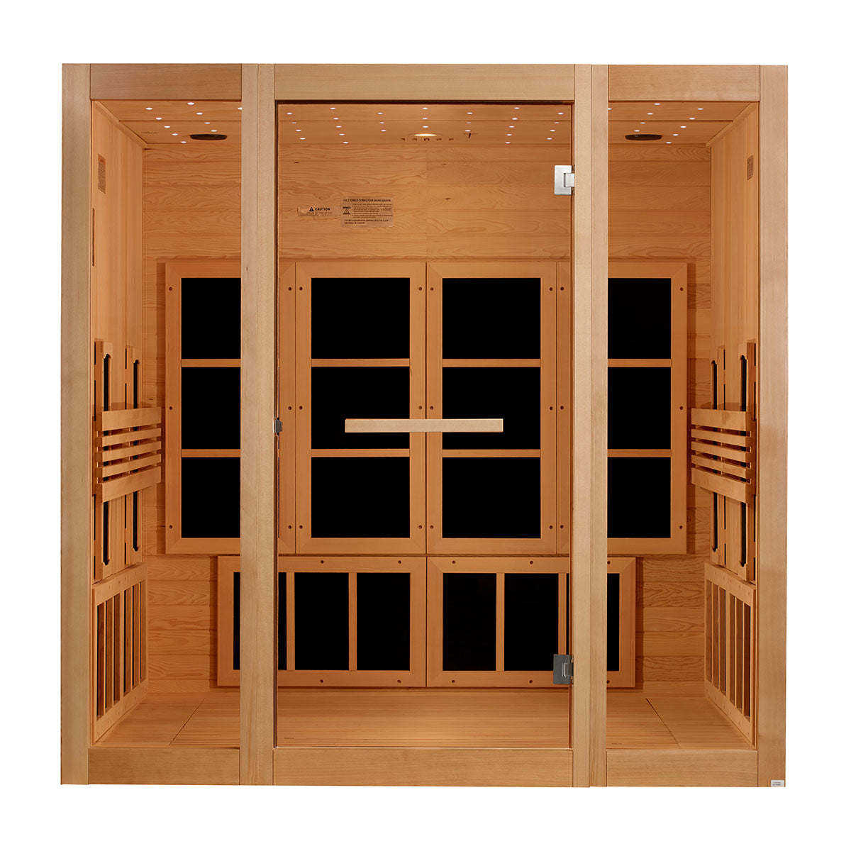 Golden Designs 8 Person Full Spectrum Near Zero EMF FAR Infrared Sauna