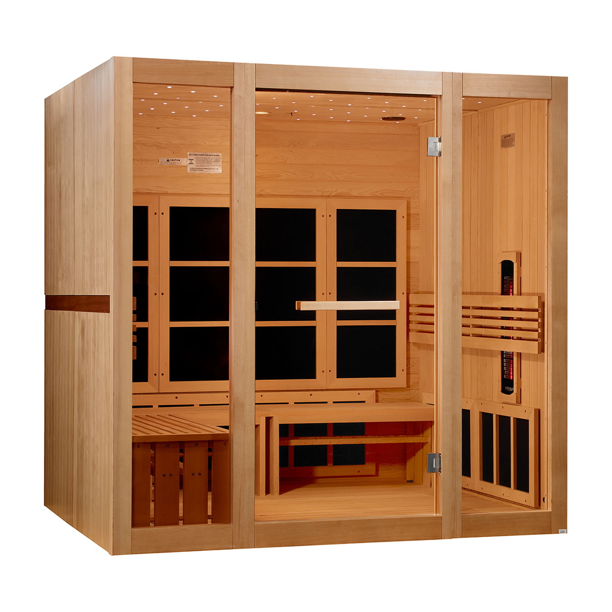 Golden Designs 8 Person Full Spectrum Near Zero EMF FAR Infrared Sauna