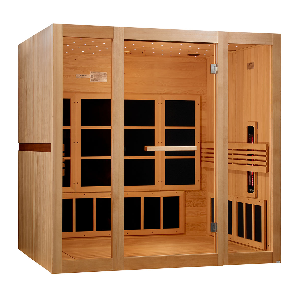 Golden Designs 8 Person Full Spectrum Near Zero EMF FAR Infrared Sauna