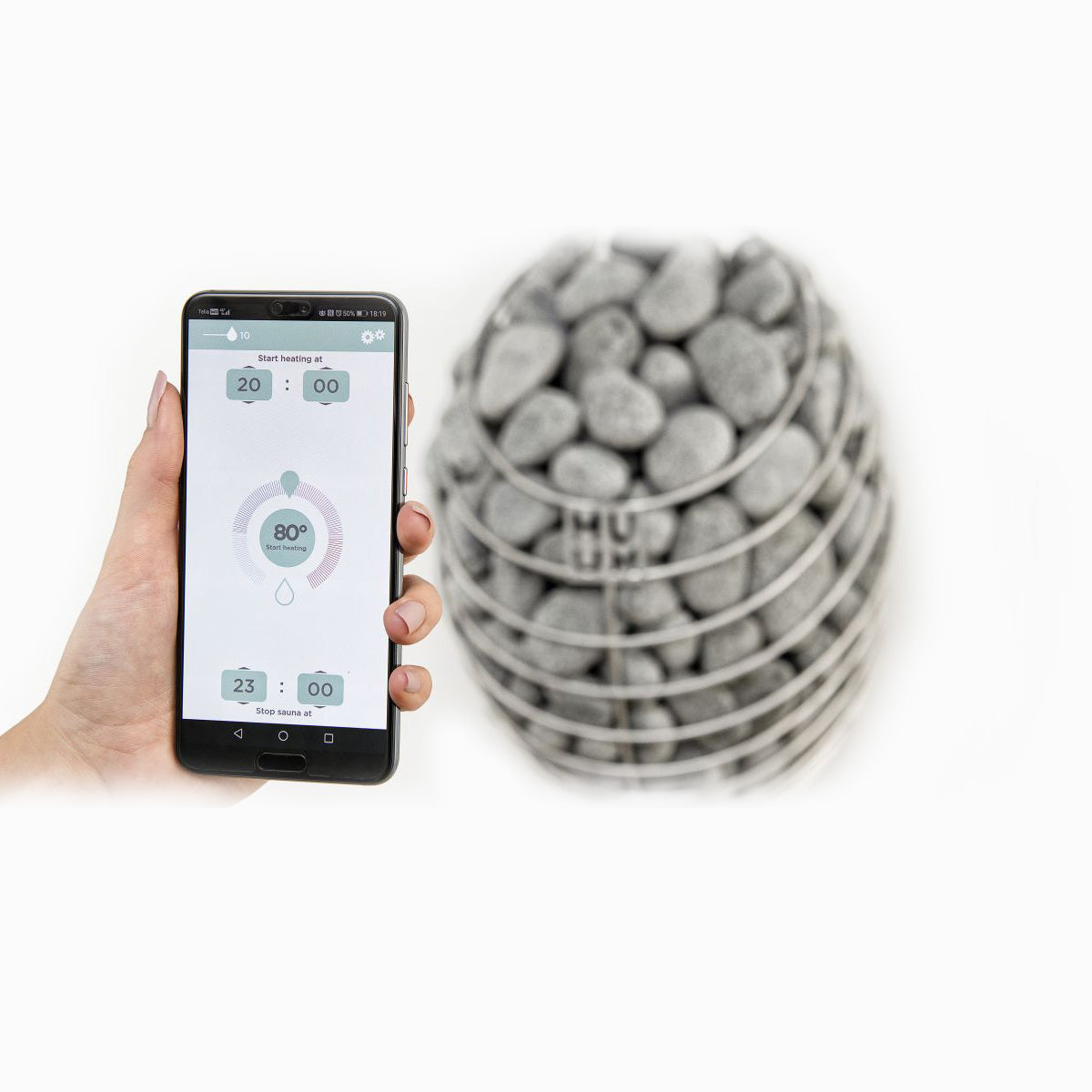 HUUM UKU Wi-Fi Sauna Control Unit (Digital Touchscreen & App)